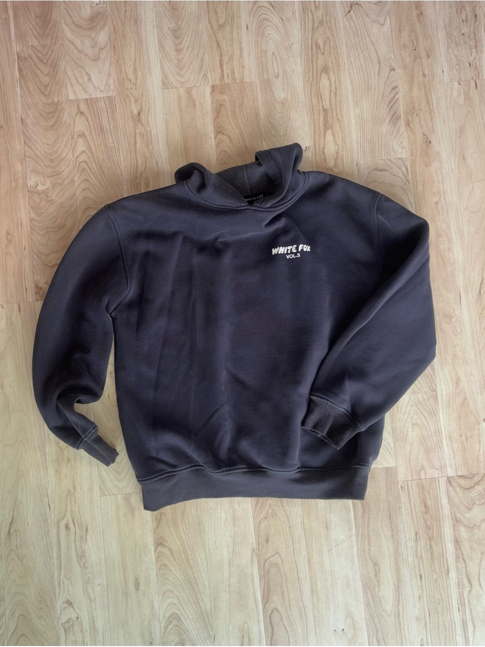 White Fox Boutique Dark Grey Logo Sweatshirt